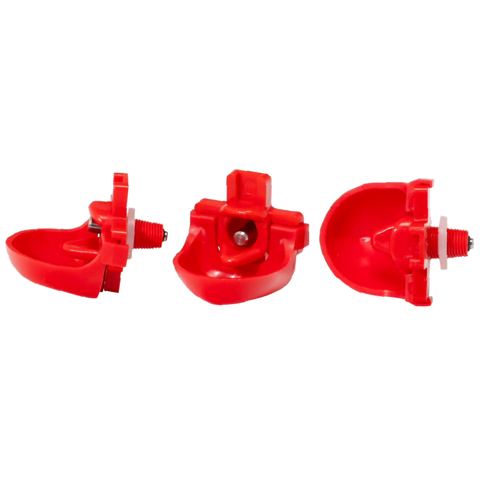RentACoop, DIY Waterer Kit - Horizontal Nipples Pack of 6, No-Drip with Dribble Dish, Model# EZ-RFYK-4A5K